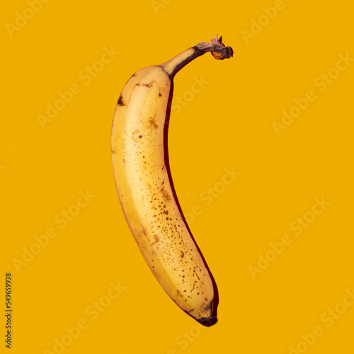 Studio shot of ripe banana photo