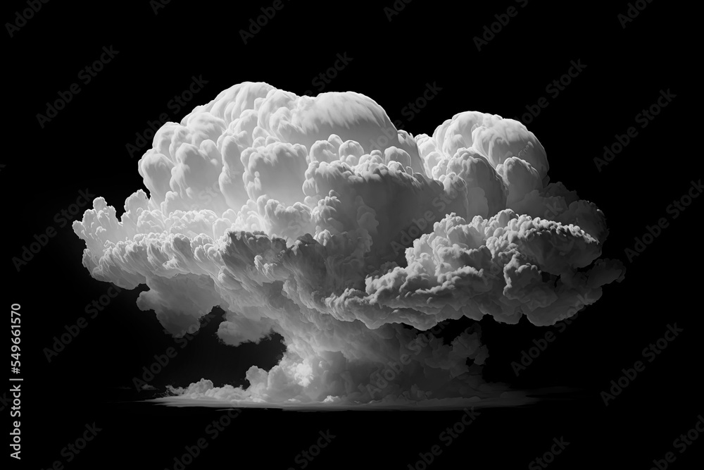 White cloud isolated on black background ,Textured smoke White cloud isolated on black background ,Textured smoke