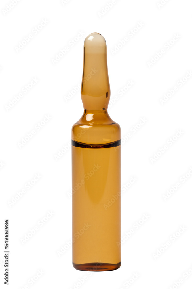 Brown Glass Medical Ampoule With Medicine Photos | Adobe Stock