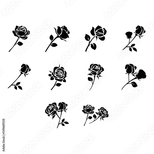 rose icon set