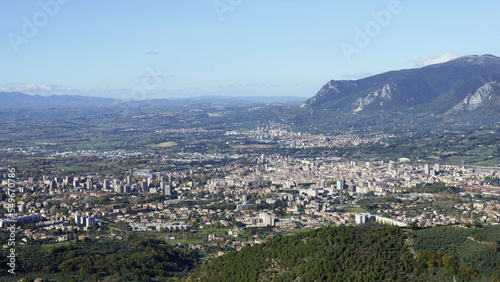 landscape of the city of Terni, umbria, italy, europe