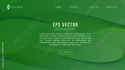 Green Web Design Abstract Background Lemonade EPS 10 Vector For Website, Landing Page, Home Page, Web Page, Web Template