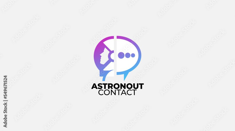 space chat logo icon design vector space chat logo icon design vector