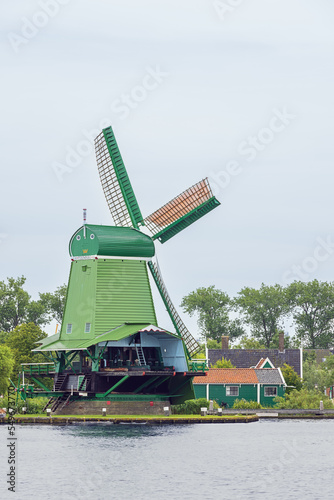 Back side of the sawmill called Crowned Poelenburg, a sawmill restored to working order photo