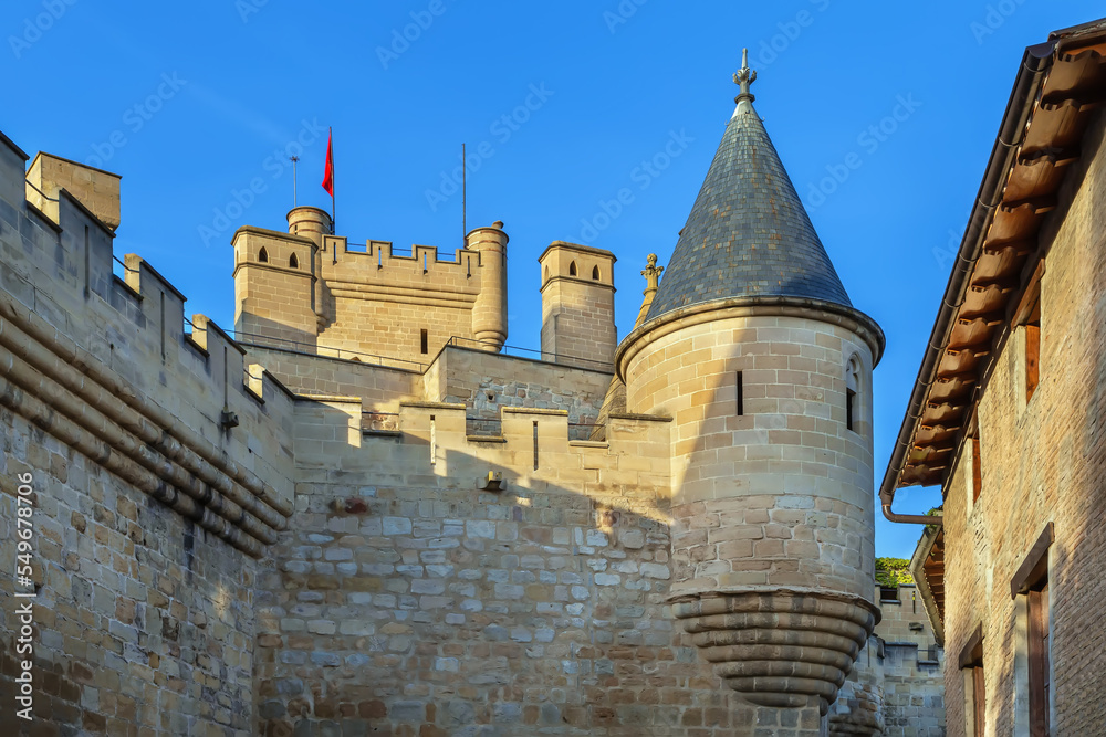 Fototapeta premium Palace of the Kings of Navarre, Olite, Spain