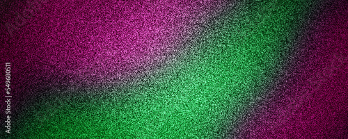 Pink and green textured glitter background
