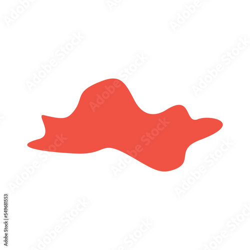 Bubble chat blobs icon design illustration