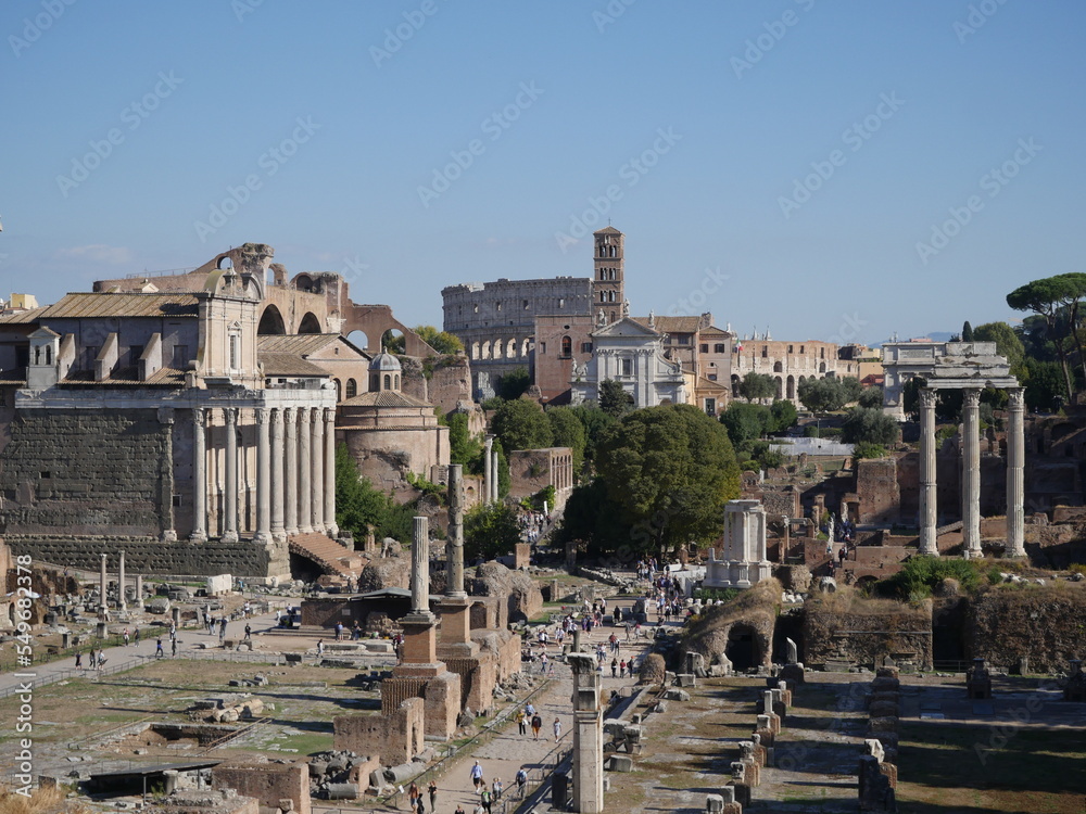 Colosseum Archaeological Park archaeological zone Circus Maximus and the Imperial Forums.rom