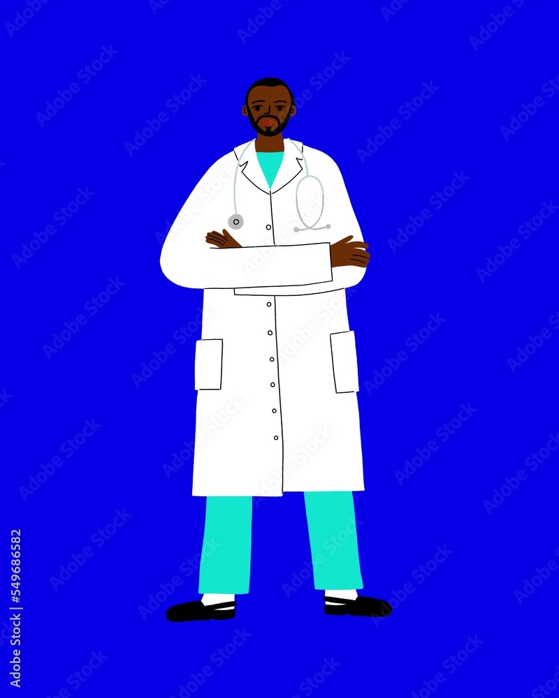 Black male doctor Black male doctor