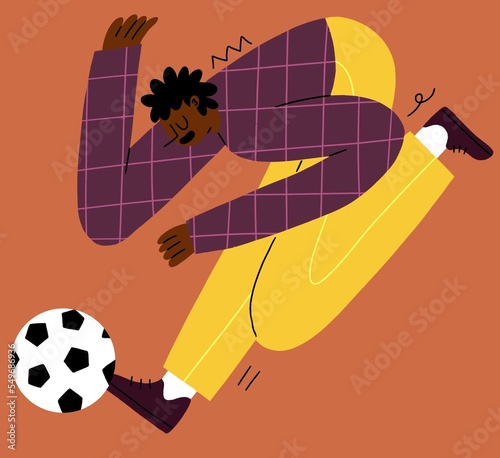 Black woman footballer