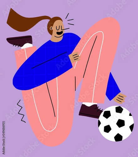 Woman footballer