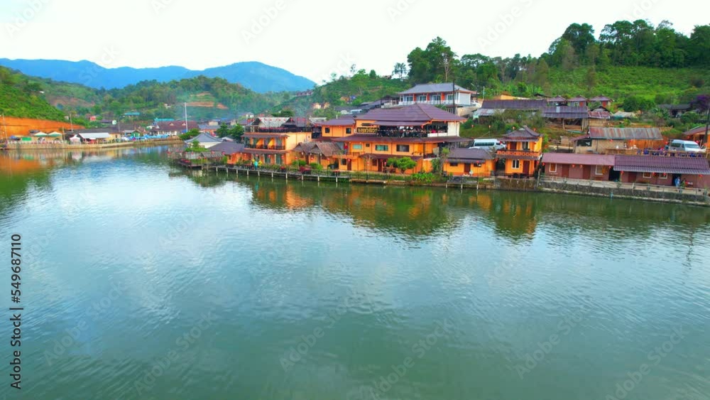 Ban Rak Thai is a small highland village, It is set in a valley ...