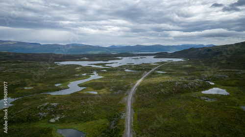 Europastrasse 10 bei Björkliden, Lappland, Schweden photo