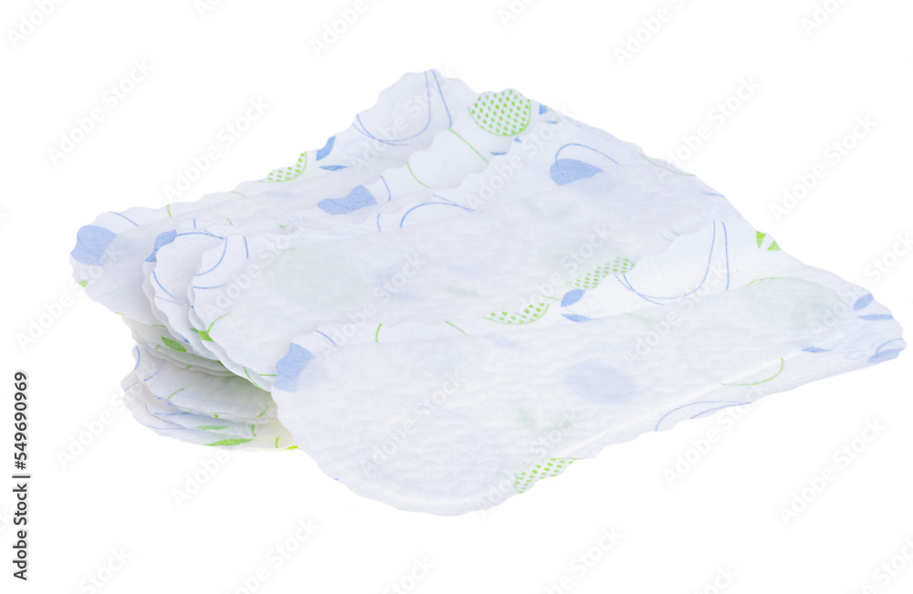 women's pads isolated