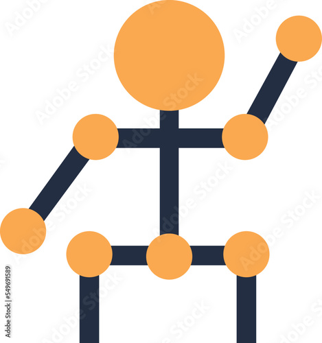 motion capture Vector Icon

