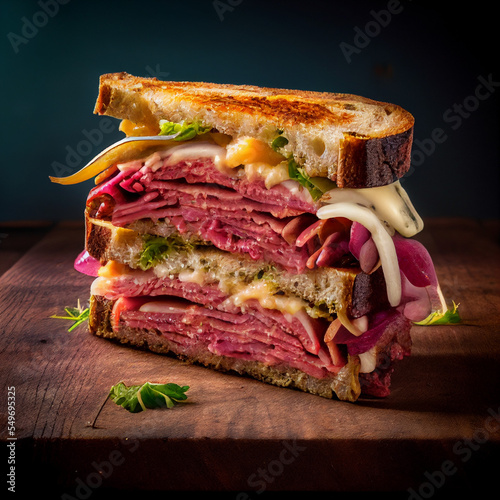 Reuben sandwich photo
