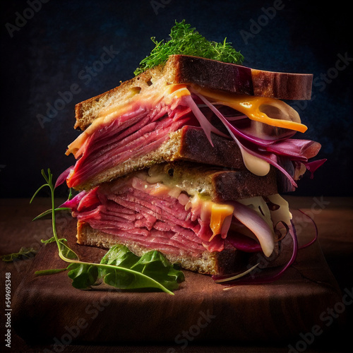 Reuben sandwich photo
