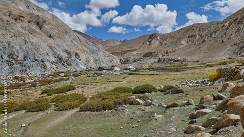 Tachungste campsite in Markha valley, Ladakh