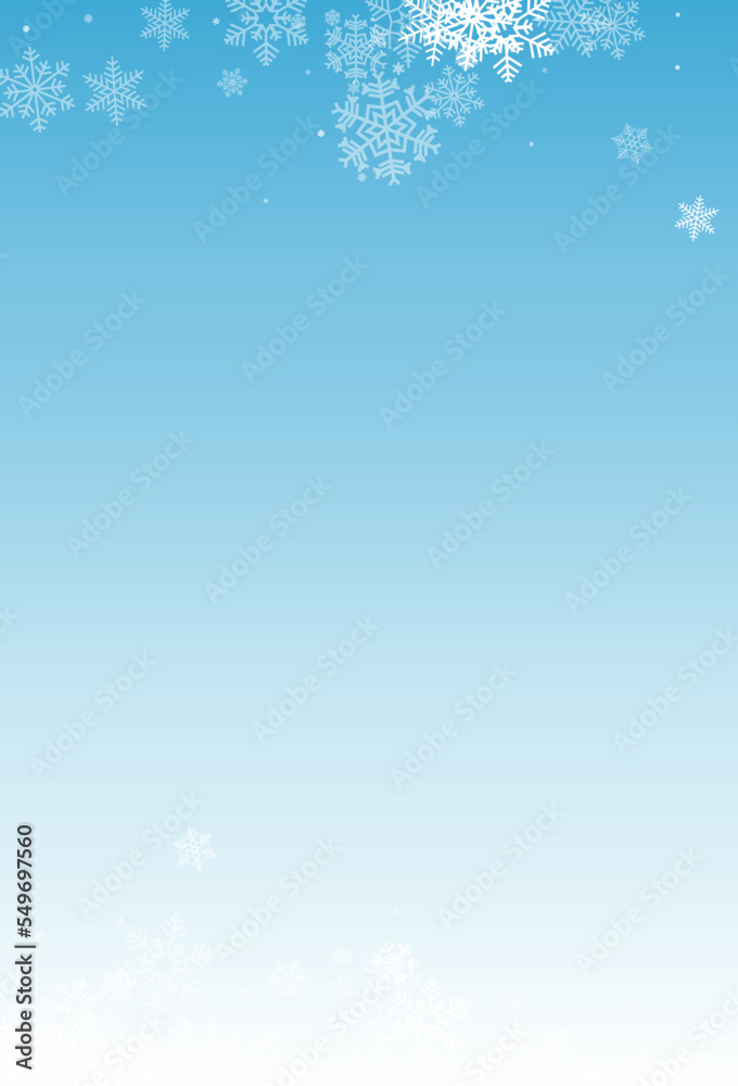 Gray Snow Vector Blue Background. Holiday Silver Gray Snow Vector Blue Background. Holiday Silver