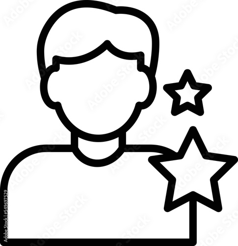 Celebrity Vector Icon
