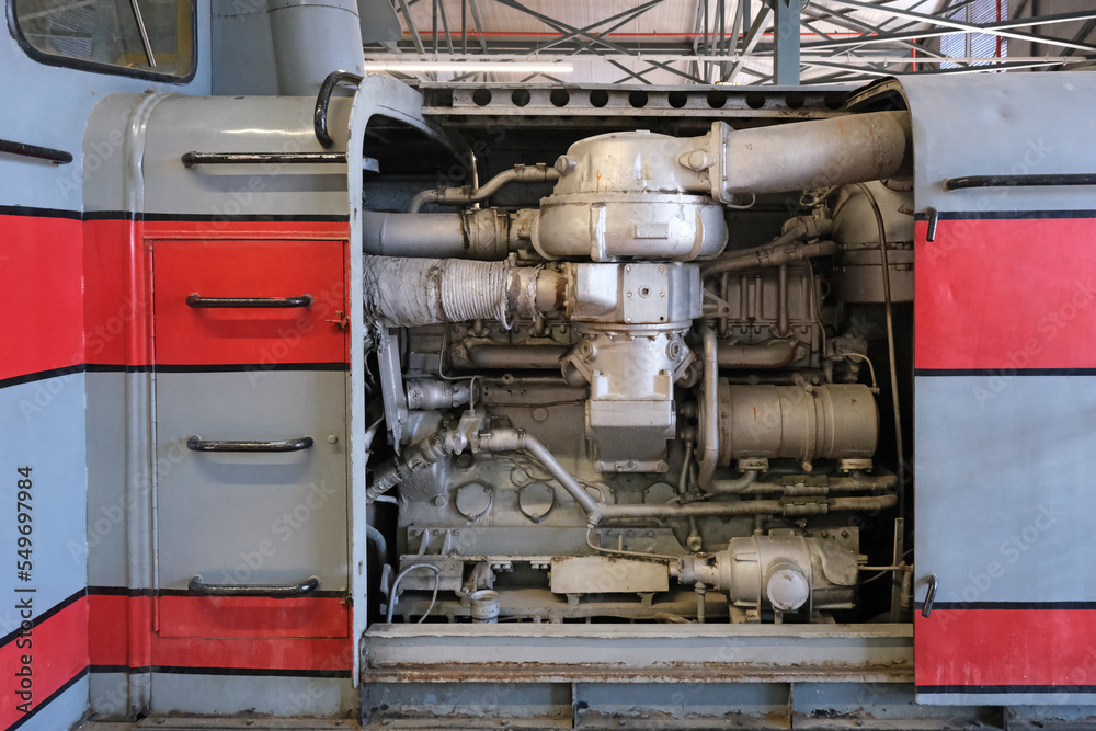 Railway museum in Haifa, Israel. The museum traces the history of rail travel in Israel from 1892 to the present day Railway museum in Haifa, Israel. The museum traces the history of rail travel in Israel from 1892 to the present day