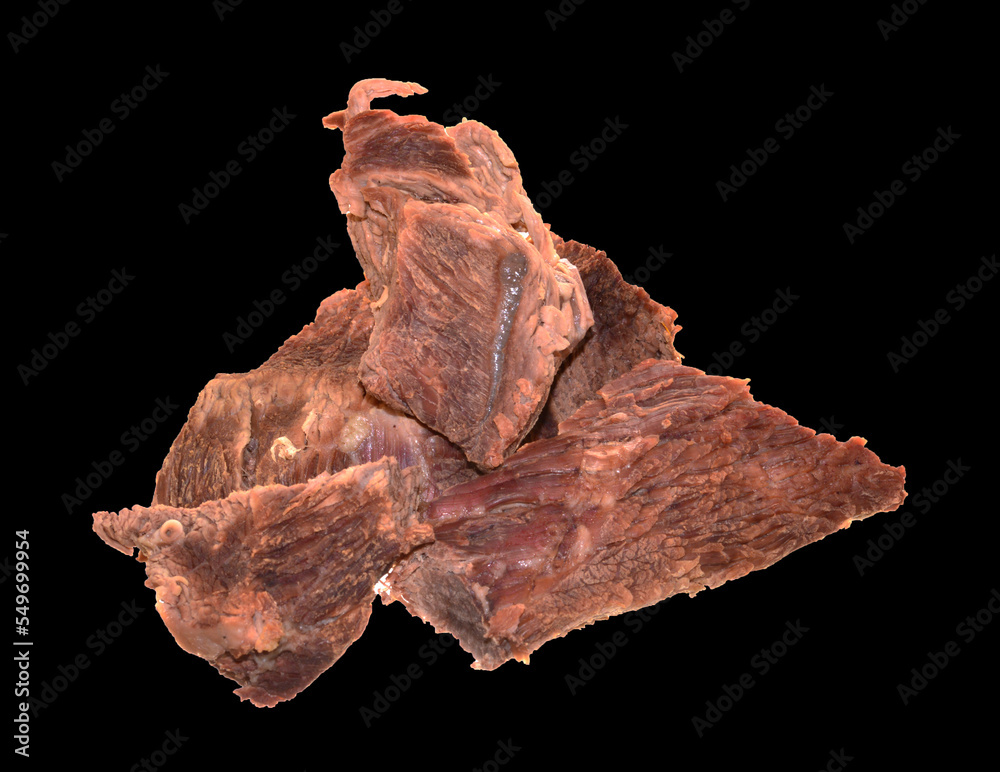 fried isolated on white background