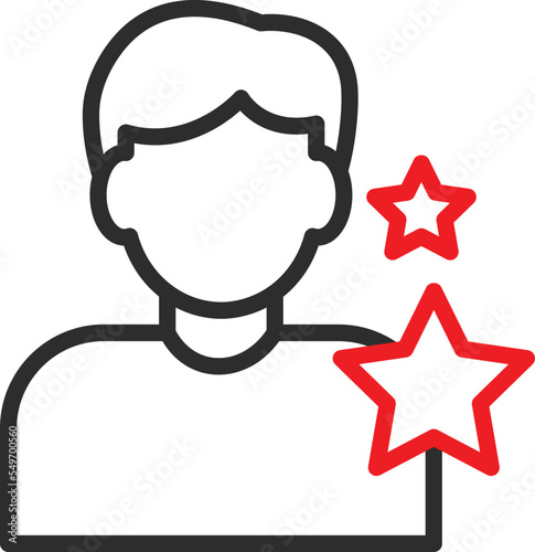 Celebrity Vector Icon
