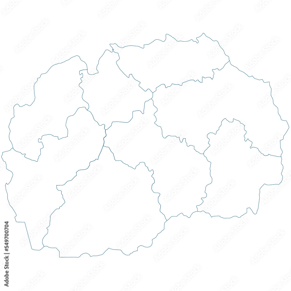 Detailed map of Macedonia