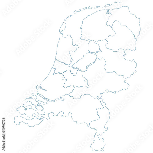 Map of Netherland