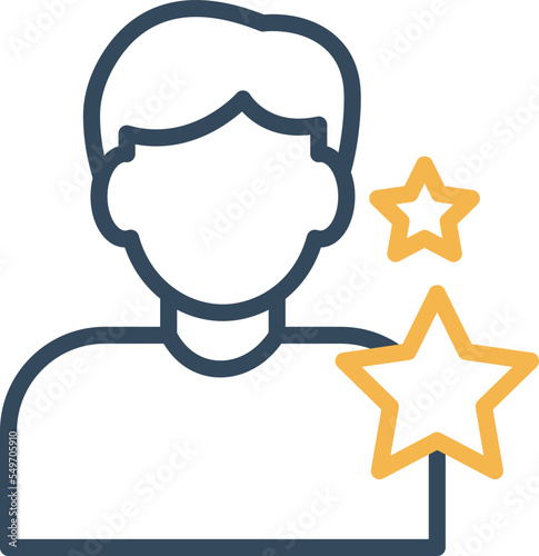 Celebrity Vector Icon

