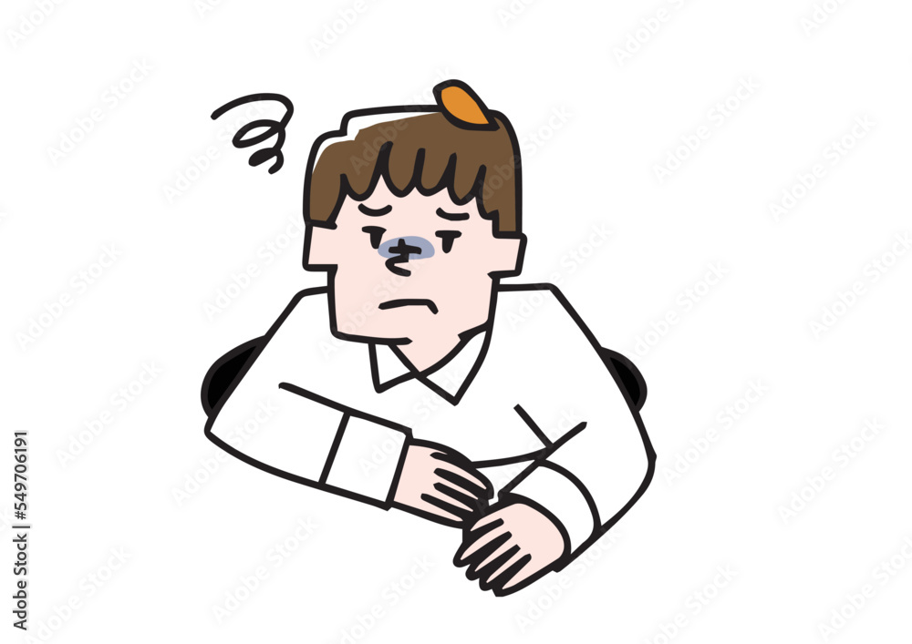 思わぬところに落とし穴があった男性
思わぬところに落とし穴があった男性
