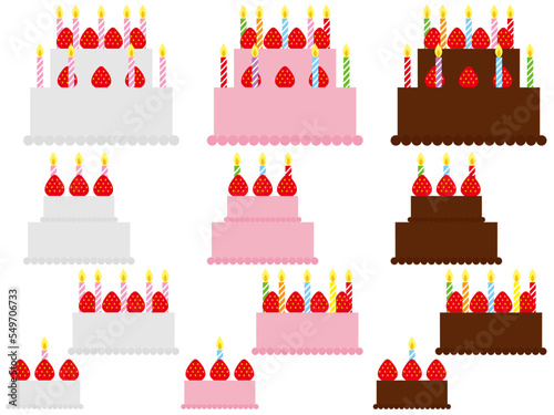 誕生日ケーキ水平P