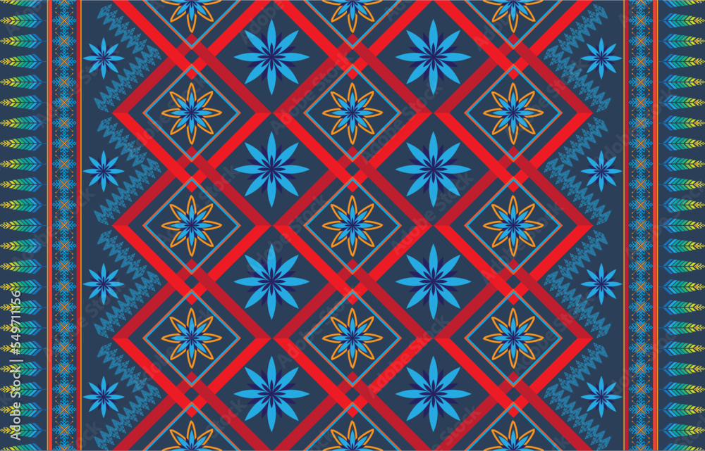Geometric ethnic oriental seamless pattern traditional Design for background,carpet,wallpaper,clothing,wrapping,Batik,fabric,Vector,illustration,embroidery style. Geometric ethnic oriental seamless pattern traditional Design for background,carpet,wallpaper,clothing,wrapping,Batik,fabric,Vector,illustration,embroidery style.