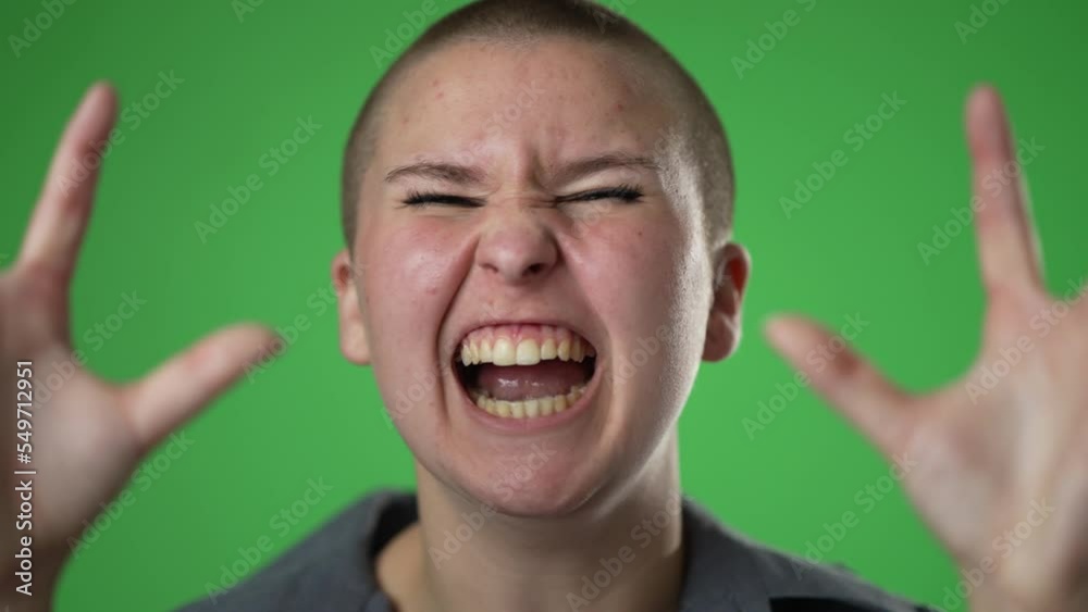 Angry frustrated despair upset with clenched fists portrait of gender ...