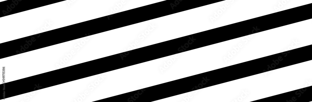 Obraz premium Black diagonal stripes on white background. Straight lines pattern for backdrop and wallpaper template. Realistic lines with repeat stripes texture. Simple geometric background, vector illustration