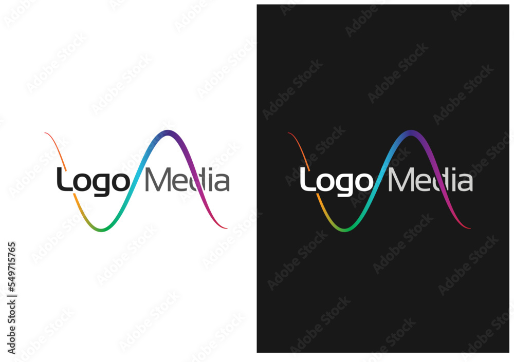 Creative logo concept for tech or media companies Creative logo concept for tech or media companies