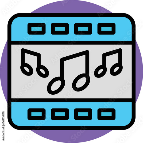 Audio Track Vector Icon
