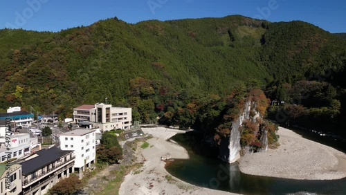 秋の御三戸嶽　ドローン空撮 photo