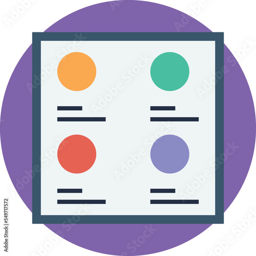 Storyboard Vector Icon
