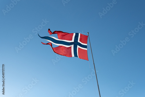 Flaga Norwegii photo