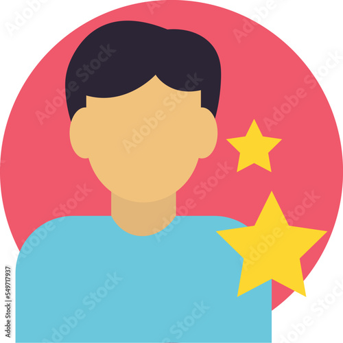 Celebrity Vector Icon
