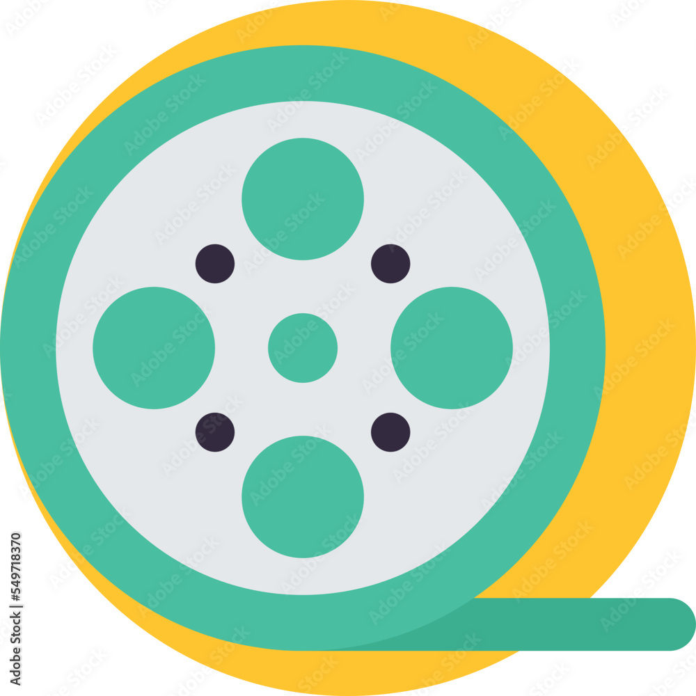film reel Vector Icon
film reel Vector Icon