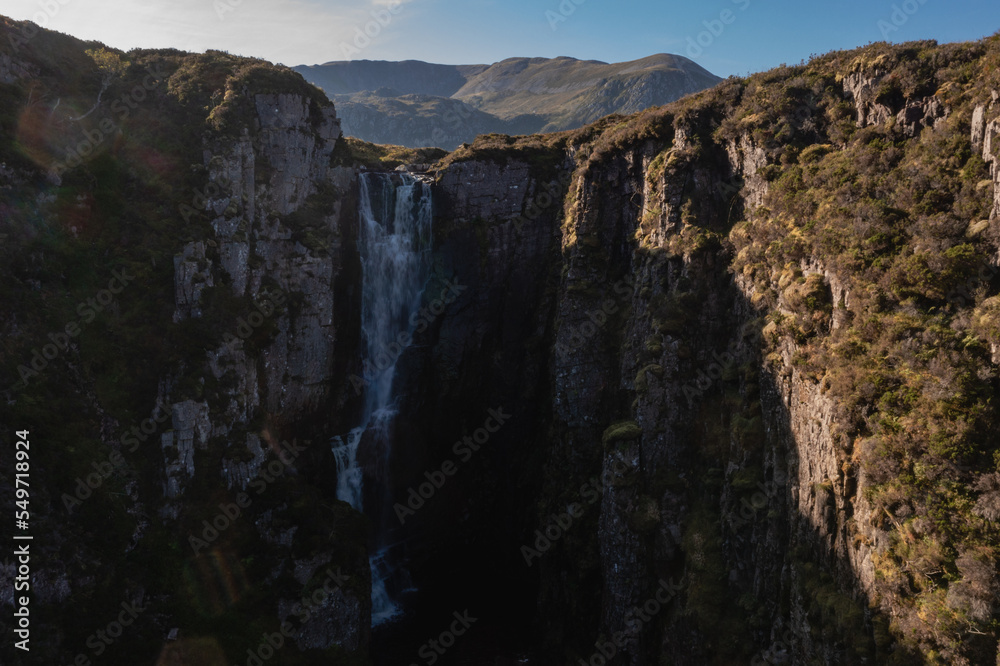 Fototapeta premium Wailing Widow Falls in Assynt