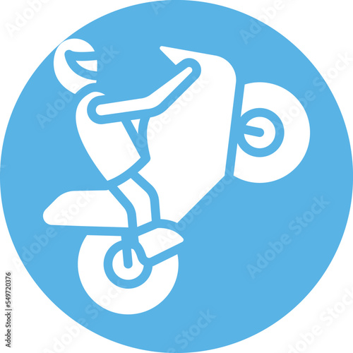 Biker Vector Icon
