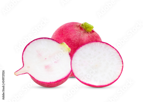Radish isolated on trransparent png