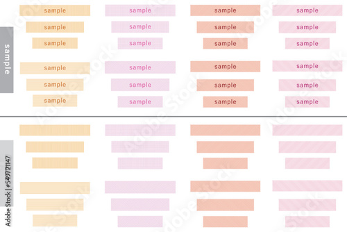 細い線のかわいいフレーム枠