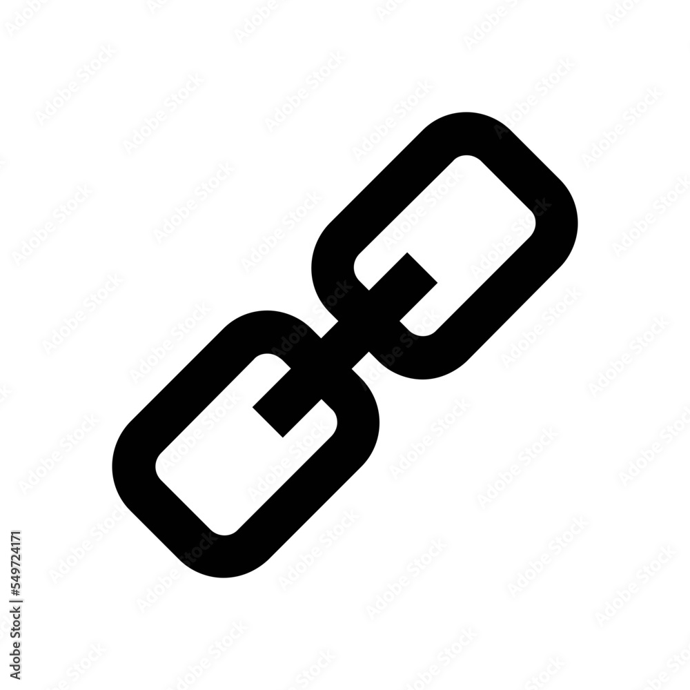 Chain Link Vector Icon Chain Link Vector Icon