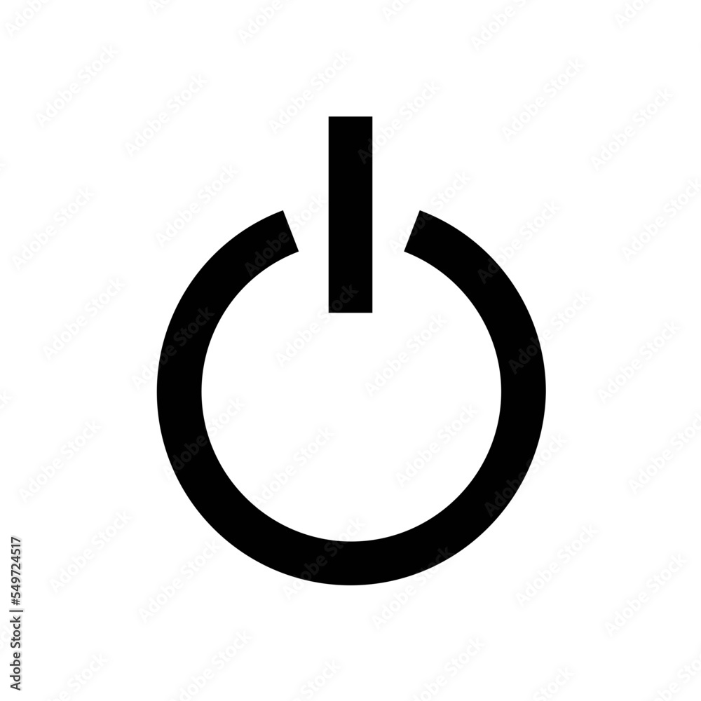 Power Button Vector Icon Power Button Vector Icon