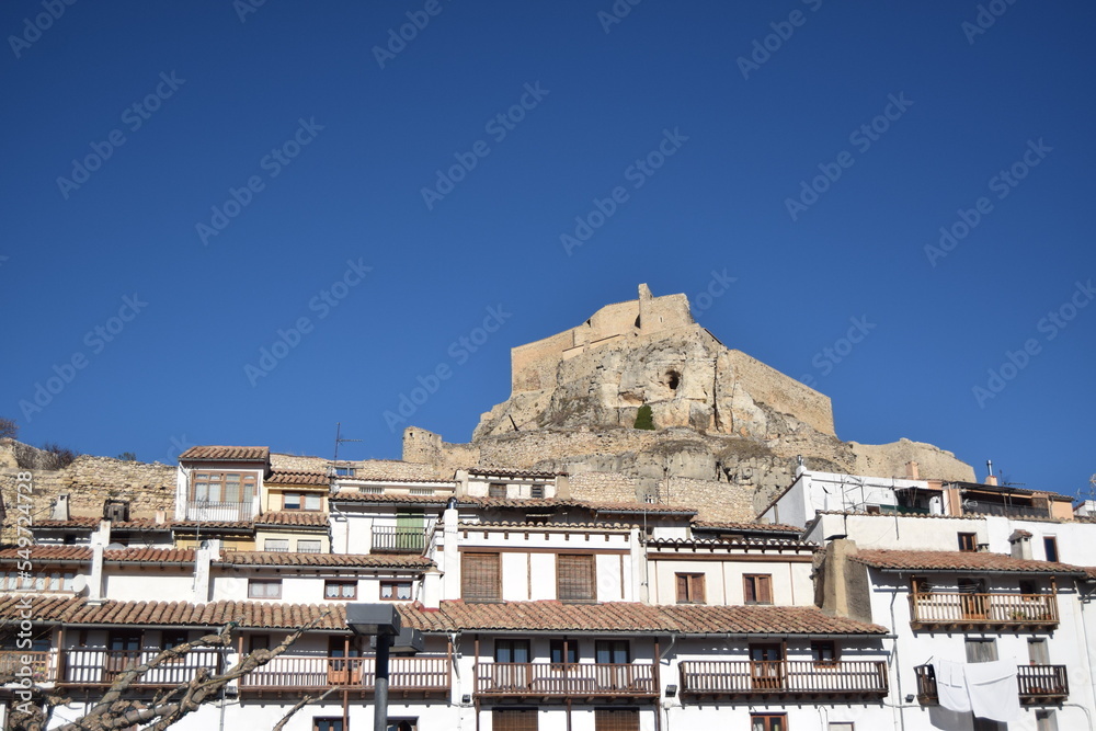 Castillo de Morella y edificios en els Ports (Castellón, Spain) Castillo de Morella y edificios en els Ports (Castellón, Spain)