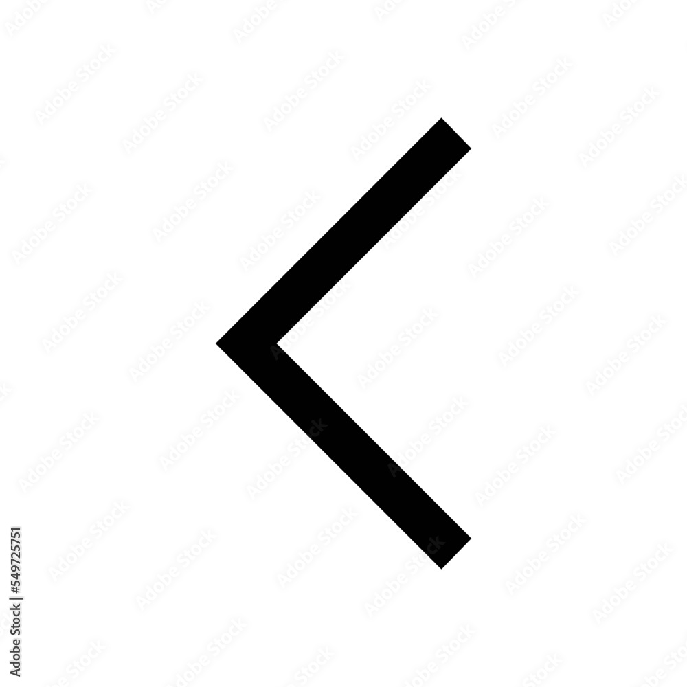 Left Arrow Vector Icon Left Arrow Vector Icon